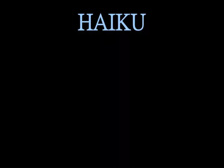 haiku