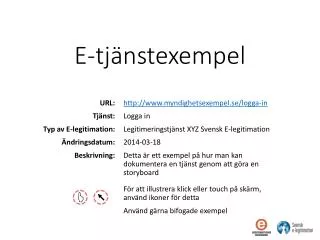e tj nstexempel