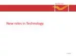 New roles in Technology - slide 1