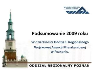 podsumowanie 2009 roku