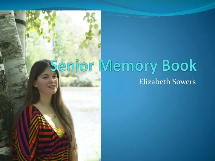 senior memory book