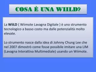 cosa una wiild