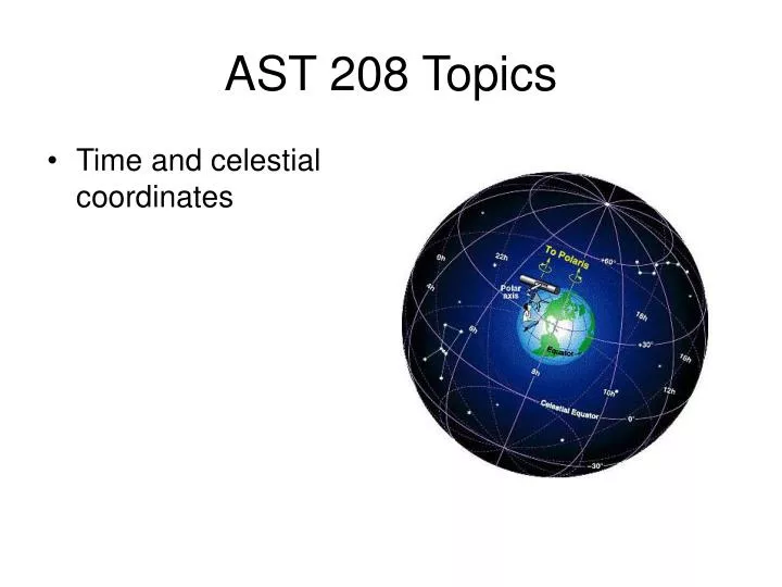 ast 208 topics