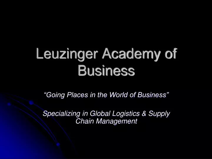 leuzinger academy of business