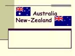 Australia New-Zealand - slide 1