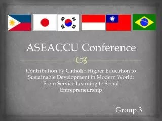 ASEACCU Conference