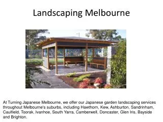 Japanese Gardens Melbourne