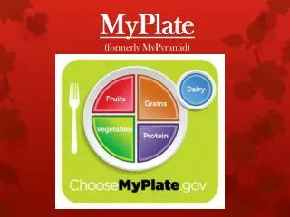 MyPlate (formerly MyPyramid)