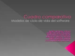 modelos de ciclo de vida del software