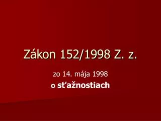 z kon 152 1998 z z