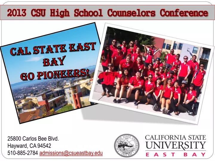 2013 csu high school counselors conference