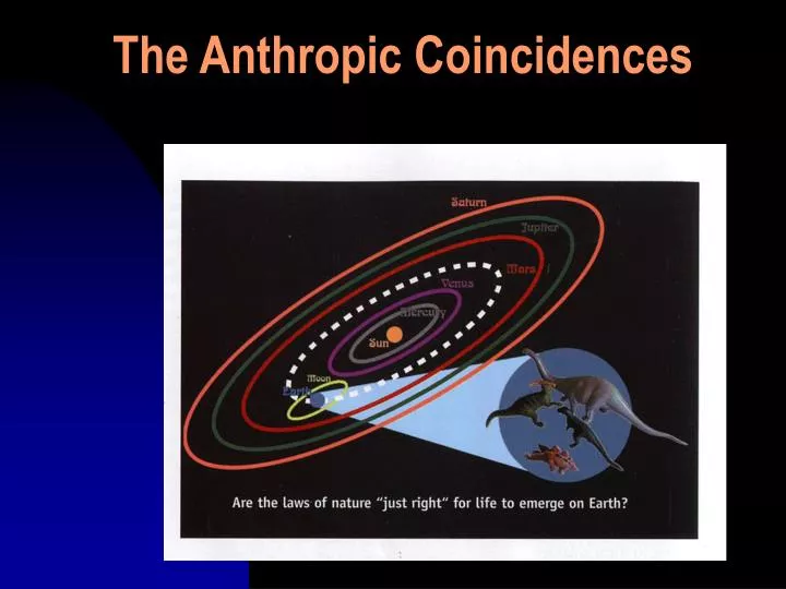 the anthropic coincidences