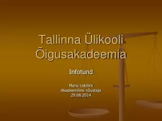 tallinna likooli igusakadeemia