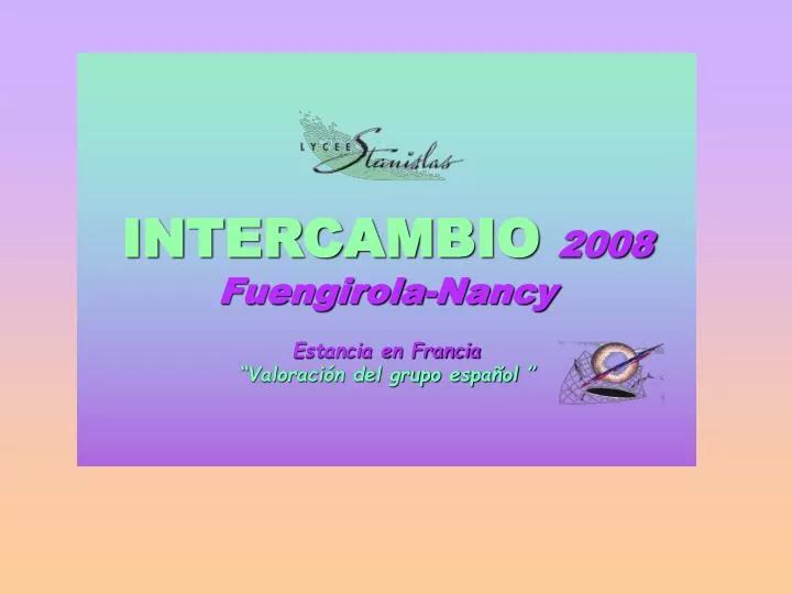 intercambio 2008 fuengirola nancy