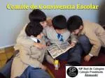 Comité de Convivencia Escolar - slide 1