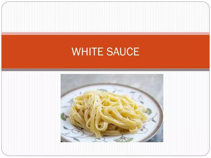 white sauce