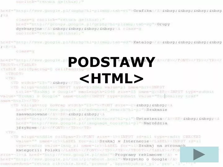 podstawy html