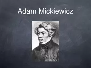 adam mickiewicz