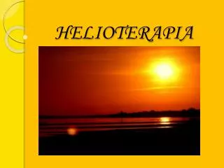 helioterapia