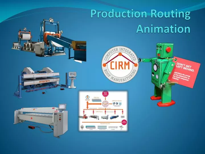 production routing animation