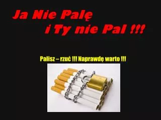 palisz rzu naprawd warto