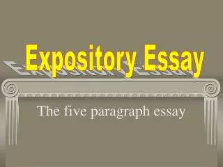 the five paragraph essay
