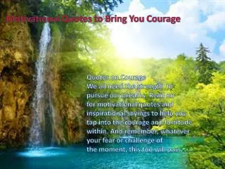 Quotes on Courage