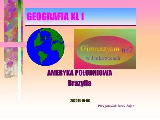 geografia kl i
