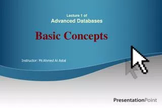 Lecture 1 of Advanced Databases