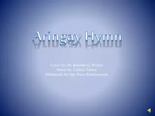 Aringay Hymn