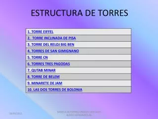 estructura de torres
