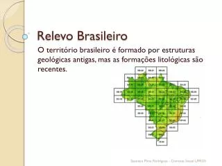 relevo brasileiro