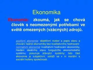 ekonomika