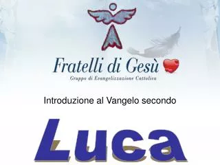 introduzione al vangelo secondo