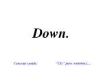 Down. - slide 1