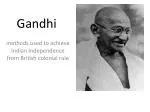 Gandhi - slide 1