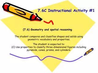 (7.6) Geometry and spatial reasoning