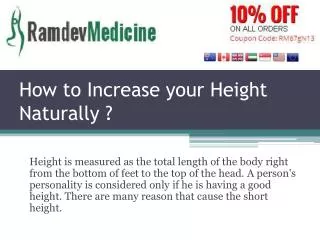 How to Increase your Height Naturally