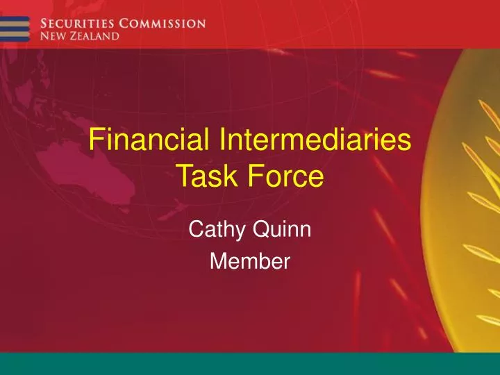 financial intermediaries task force