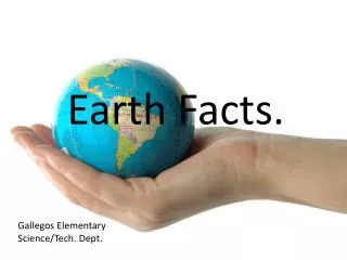 Earth Facts.