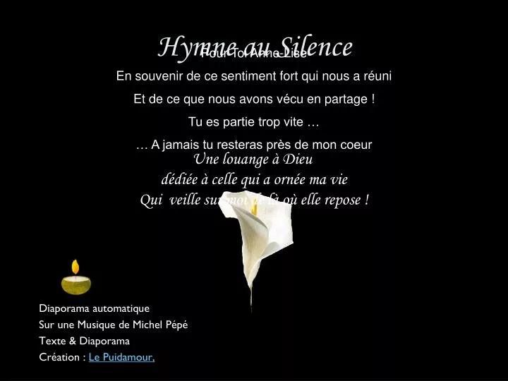 hymne au silence