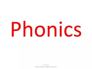 phonics