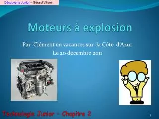 moteurs explosion