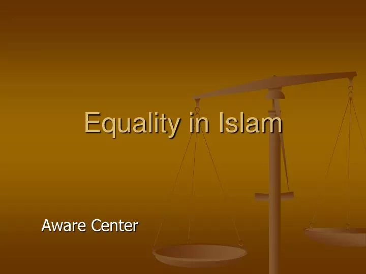 equality in islam