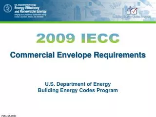 Commercial Envelope Requirements