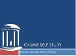 ONLINE SELF STUDY - slide 1