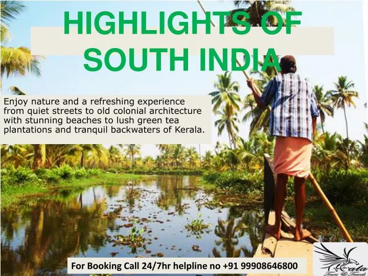 highlights of south india