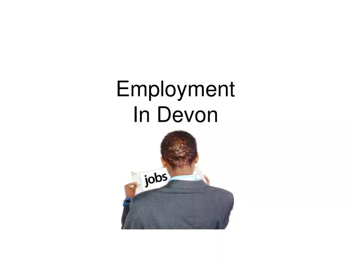employment in devon