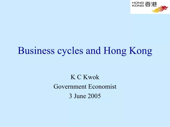 business cycles and hong kong