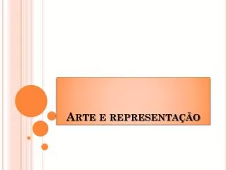 arte e representa o